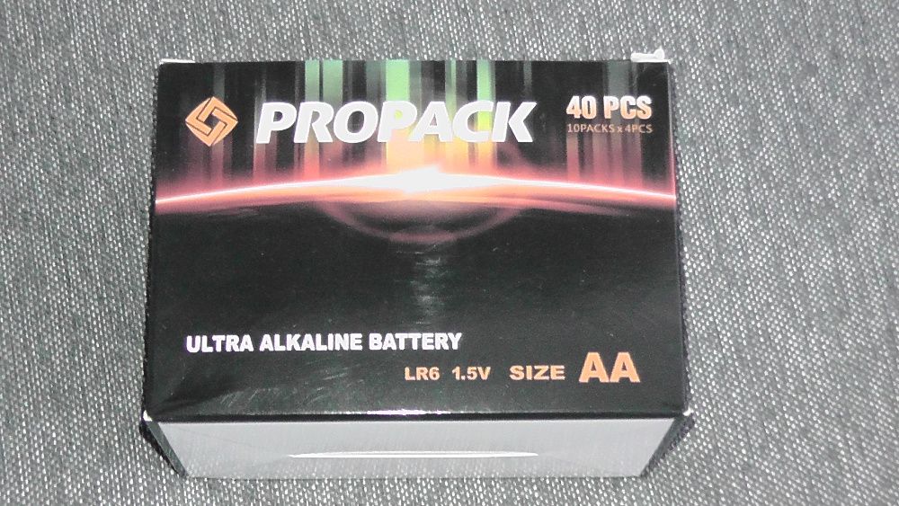Baterie alkaiczne 40szt. - PROPACK Energii pod dostatkiem !!!