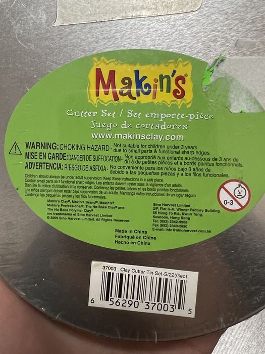 Формочки для полімерної глини Makin’s