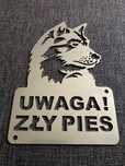Tabliczka uwaga zły pies
