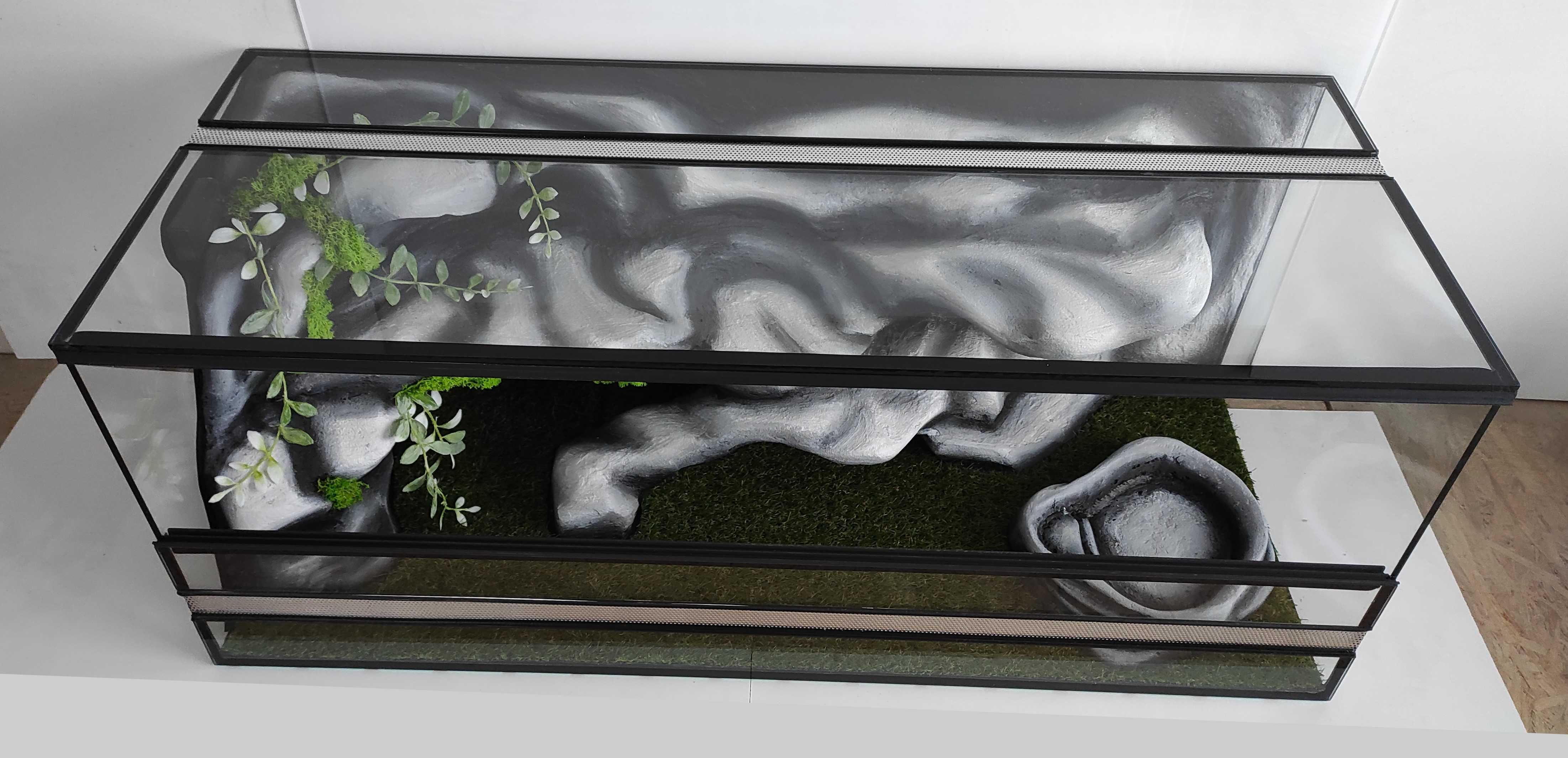 Terrarium dla węża, zbożówki, pytona, boa, TW38K2L, AquaWaves