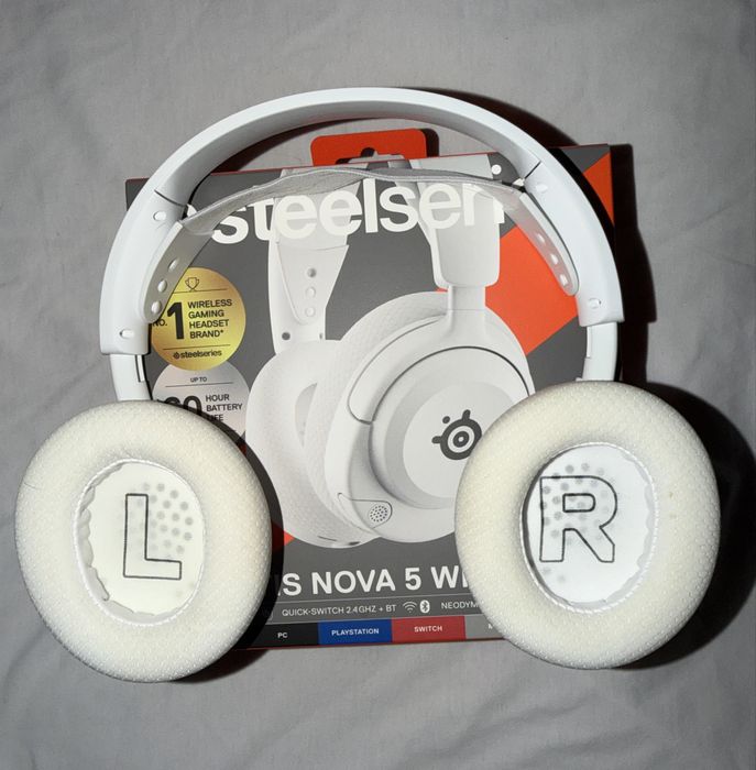 SteelSeries Arctis Nova 5 bezprzewodowe białe + 2 lata gwarancji