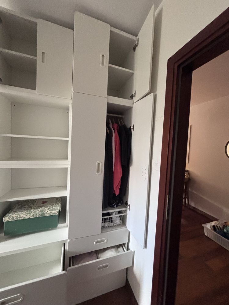 Szafa i regał Ikea Stuva