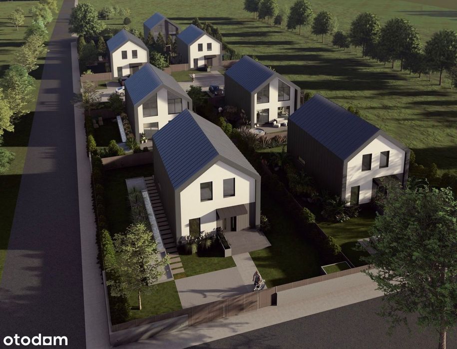 Domy  całoroczne, wolnostojące nad morzem obok Dębek