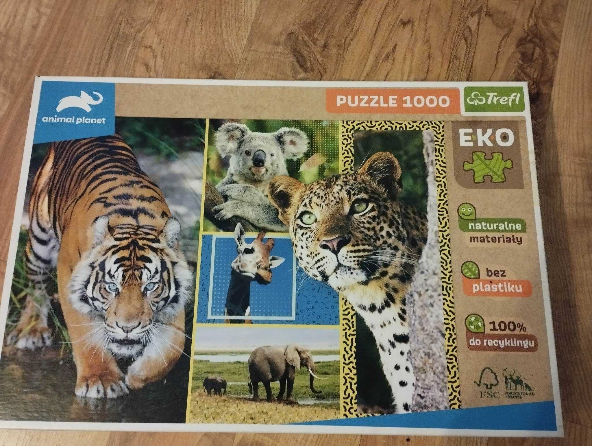 puzzle 1000 Dzikie zwierzęta