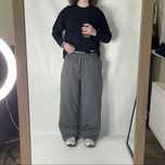 Широкі спортивки baggy fit широкие штаны серые бегги фит sweatpants
