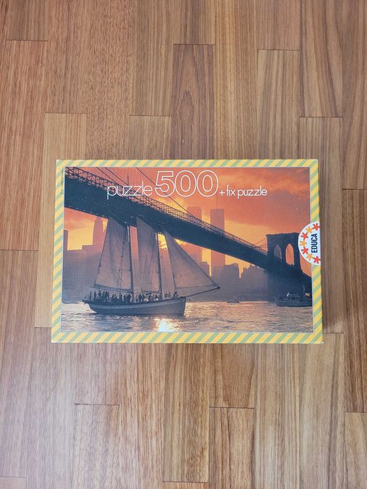 Puzzles 500 Peças | EDUCA - Ponte Brooklyn | DISET - Comic Safari