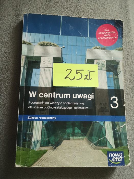 Sprzedam książkę do WOSU kl. 3.LO