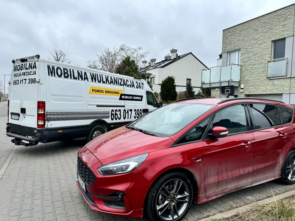 Mobilna Wulkanizacja 24/7 Mobilny Serwis Opon Pomoc Drogowa Mechanik