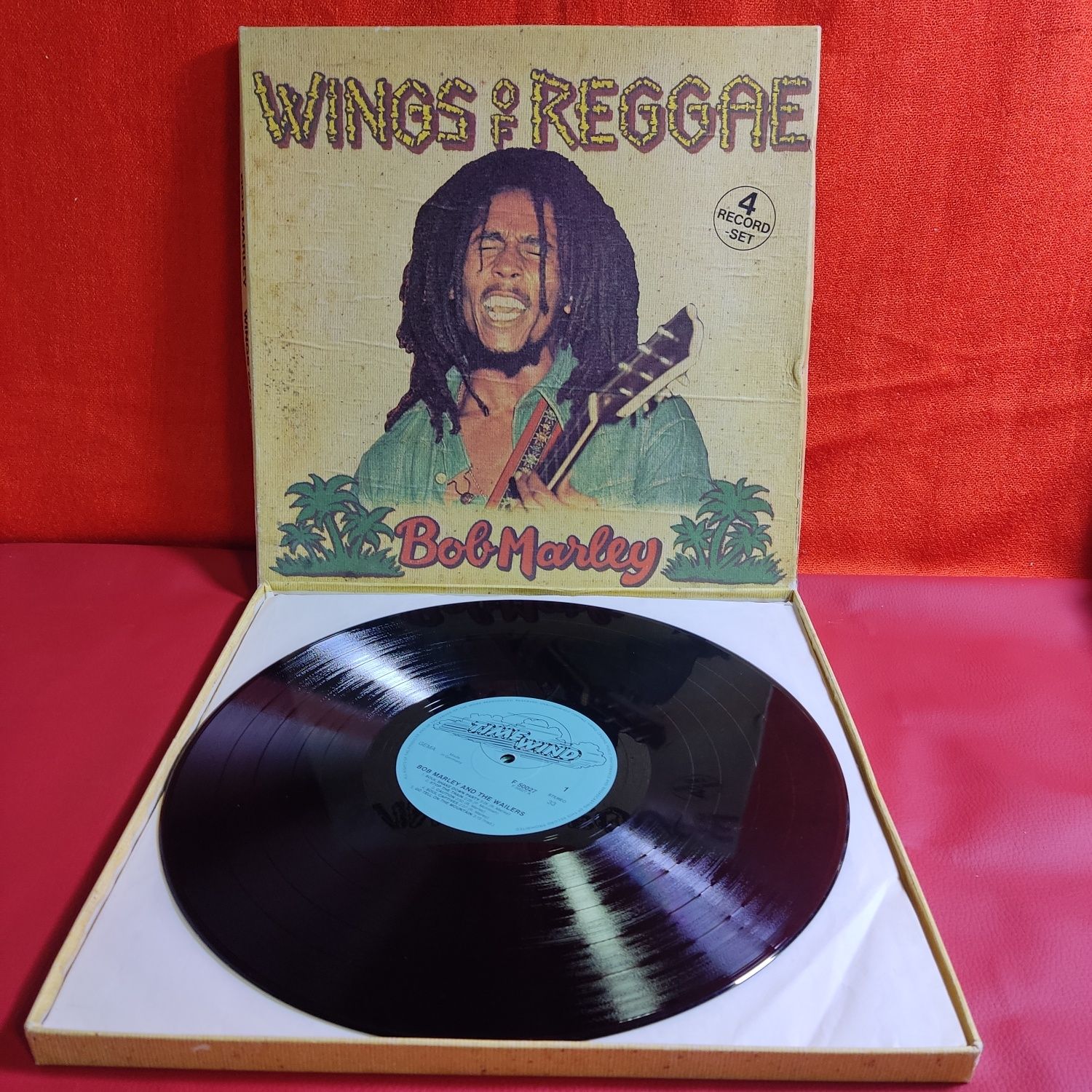 Bob Marley & The Wailers - Wings of reggae.Box 4LP.Вінілові платівки.