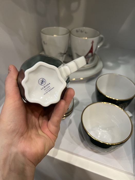 Zestaw Lubiana święta porcelana skrzaty stone age boże narodzenie