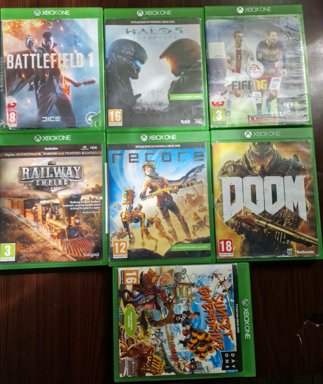 Sprzedam gry Xbox One