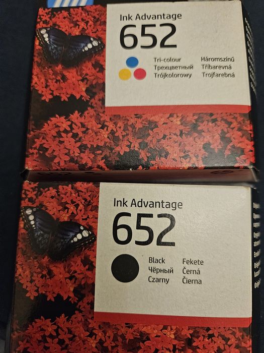 Tusze nowe HP 652