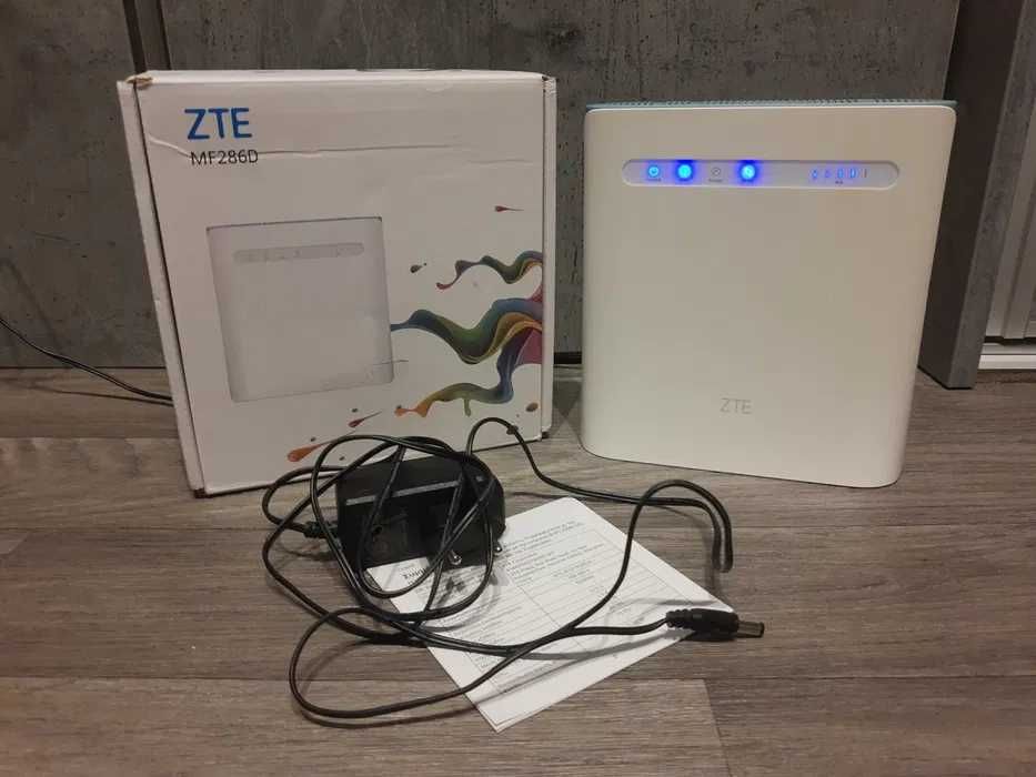 router LTE+ ZTE MF286d na kartę SIM agregacja pasm 4g+ bez simlocka
