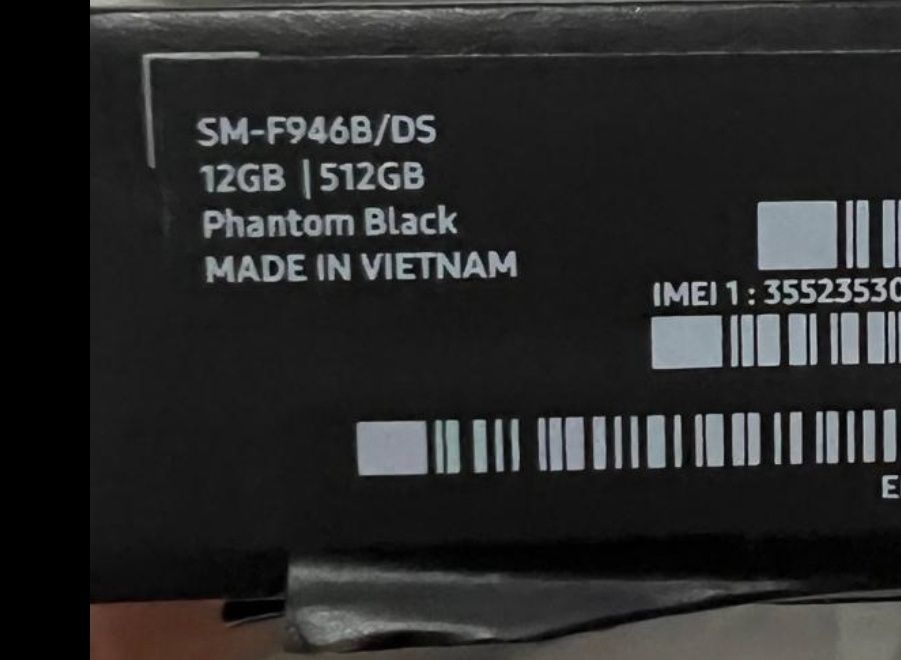 Galaxy Z Fold 5 Black Phantom 512 Gb aceito trocas