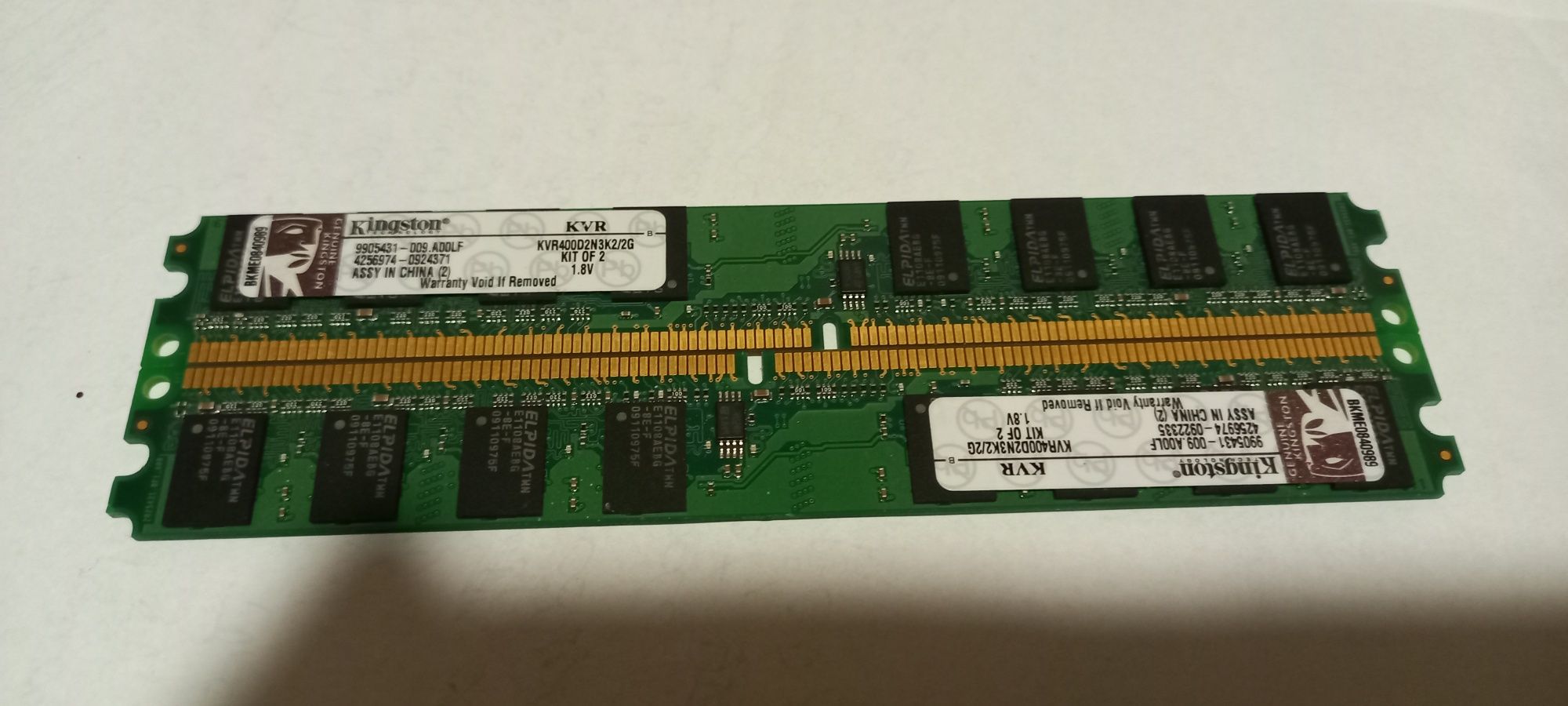 Pamięć komputerowa DDR2 2x2GB niskoprofilowa