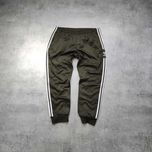 MĘSKIE Dresy Sportowe Spodnie Oliwka 3 Paski Joggery Adidas Originals