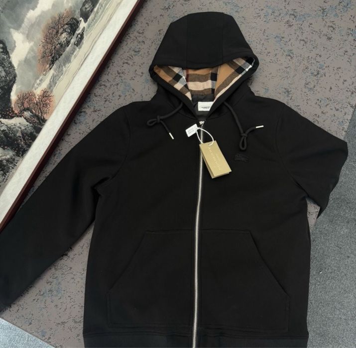 ‼️ЦІНУ ЗНИЖЕНО‼️ Зіп Худі Burberry / кофта на замку барбері