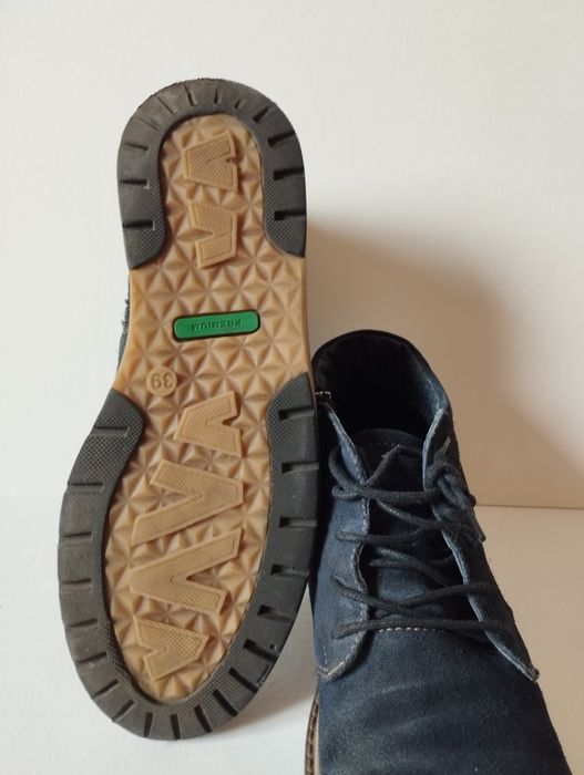 Осенние полу ботинки, натуральная замша.