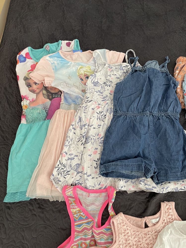 Paka ubran dla dziewczynki rozmiar 110 H&M Sinsay Lupilu