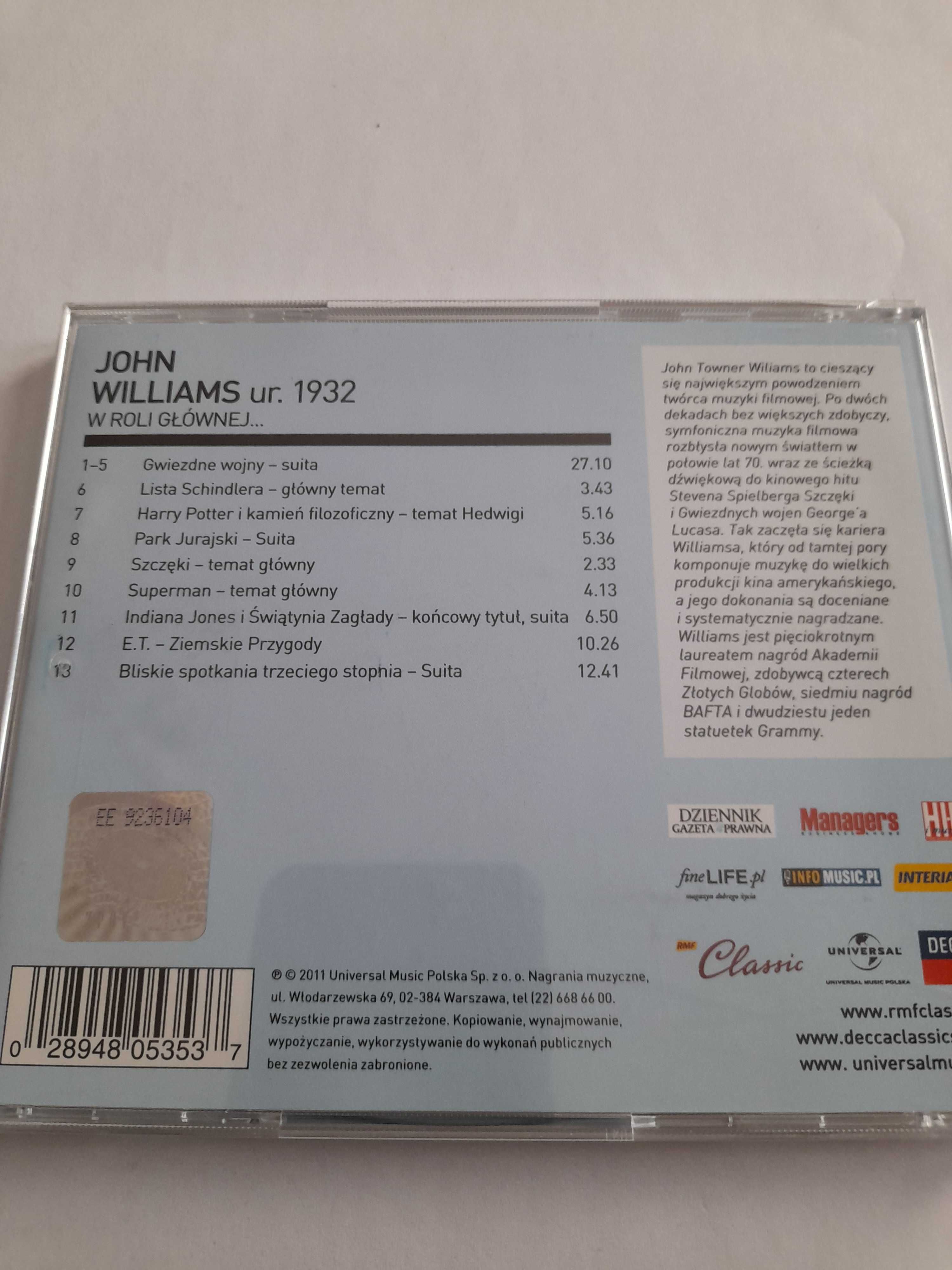 John Williams. W roli głownej. Płyta CD