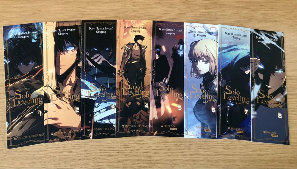 Colecão de 14 Marcadores de Livros ( Solo Leveling )