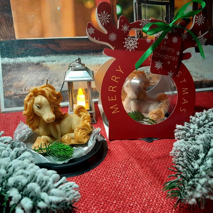 Свічки новорічні натуральні