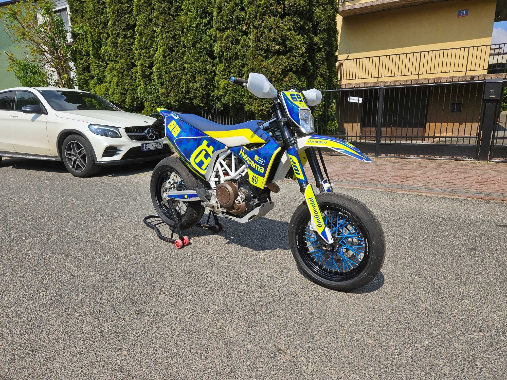 Husqvarna 701 Supermoto/enduro torówka tor