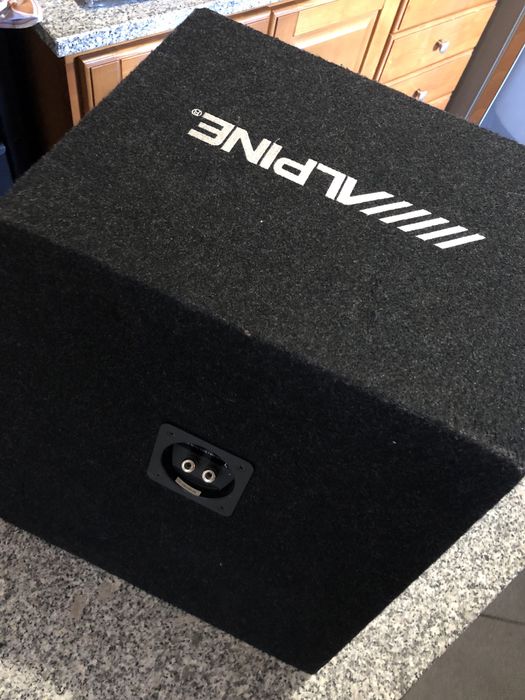 Subwoofer Alpine SBE-1244 BR