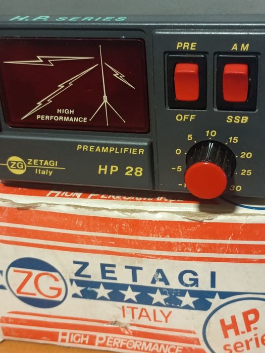 Zetagi HP28 przedwzmacniacze do cb radia wzmacniacz