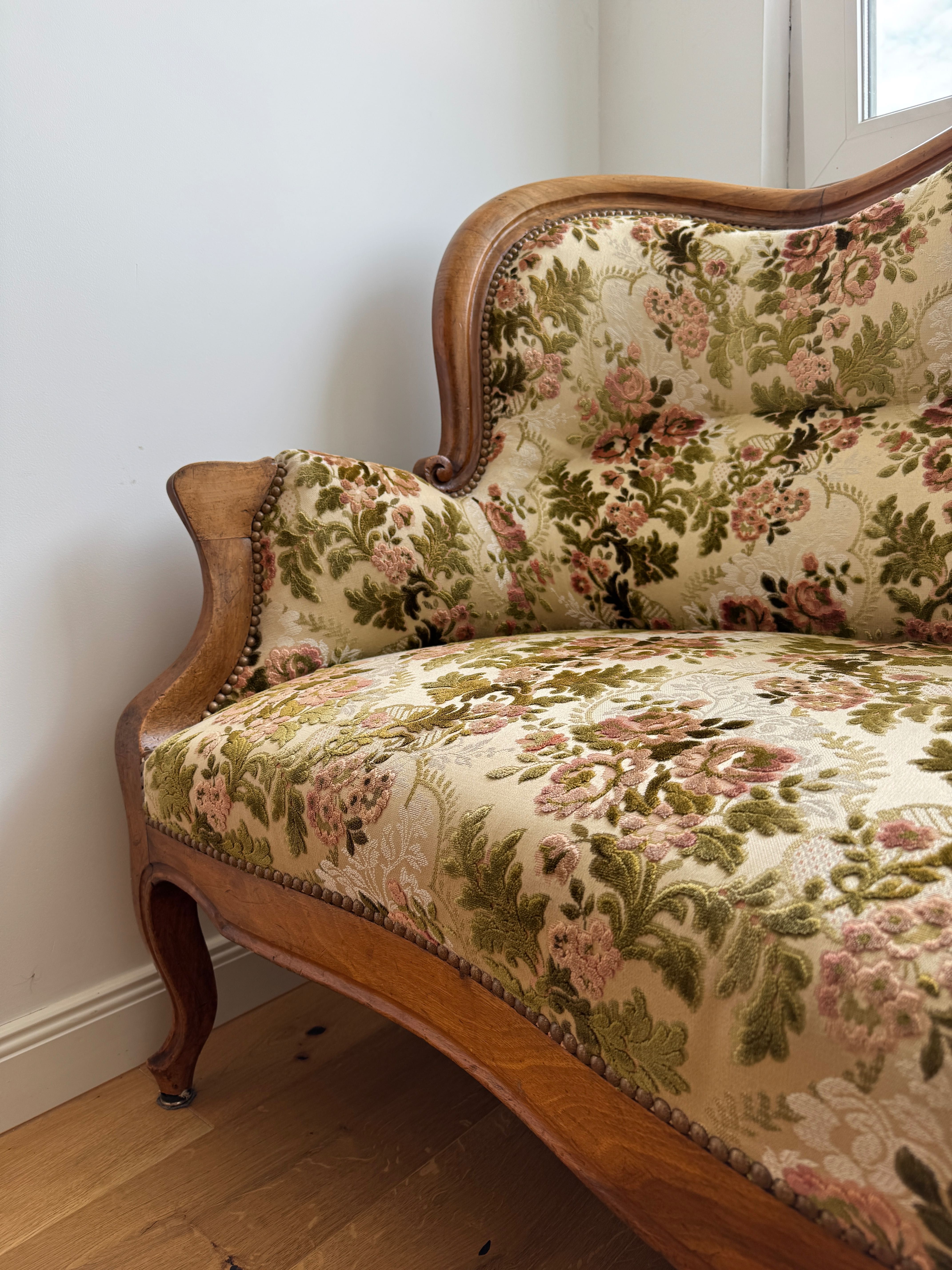 Francuska sofa Ludwik XVI, stan bardzo dobry