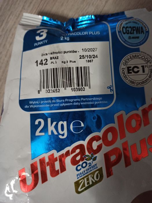 Fuga Mapei Brąz 142 Ultracolor Plus 2kg