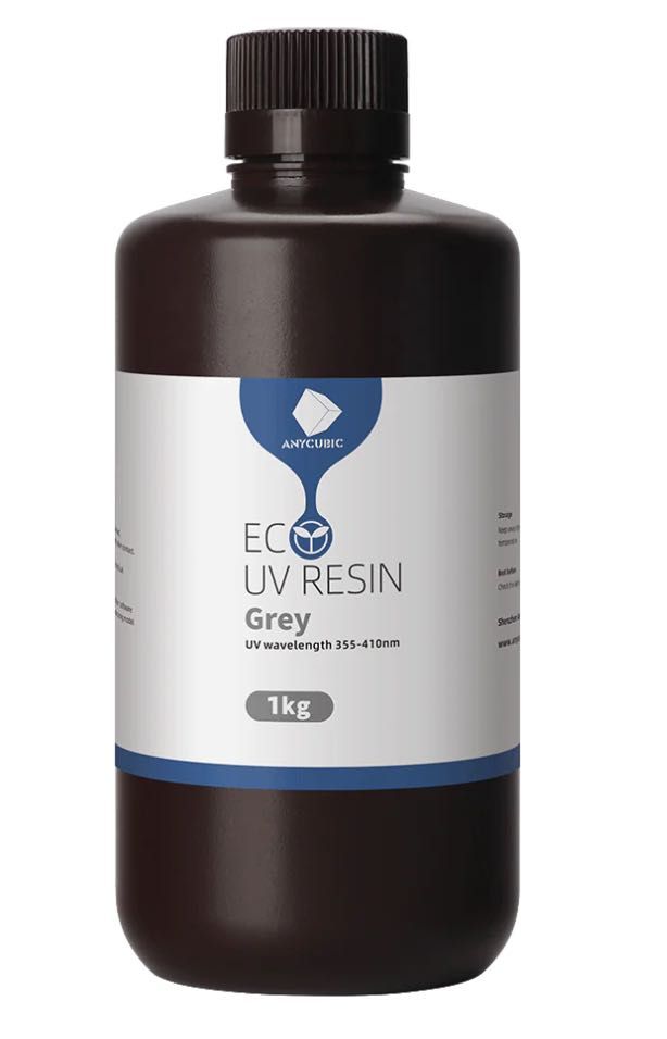 ANYCUBIC UV basic Eco resin  EKO  Полімерна УФ Смола для 3д GREY Сіра