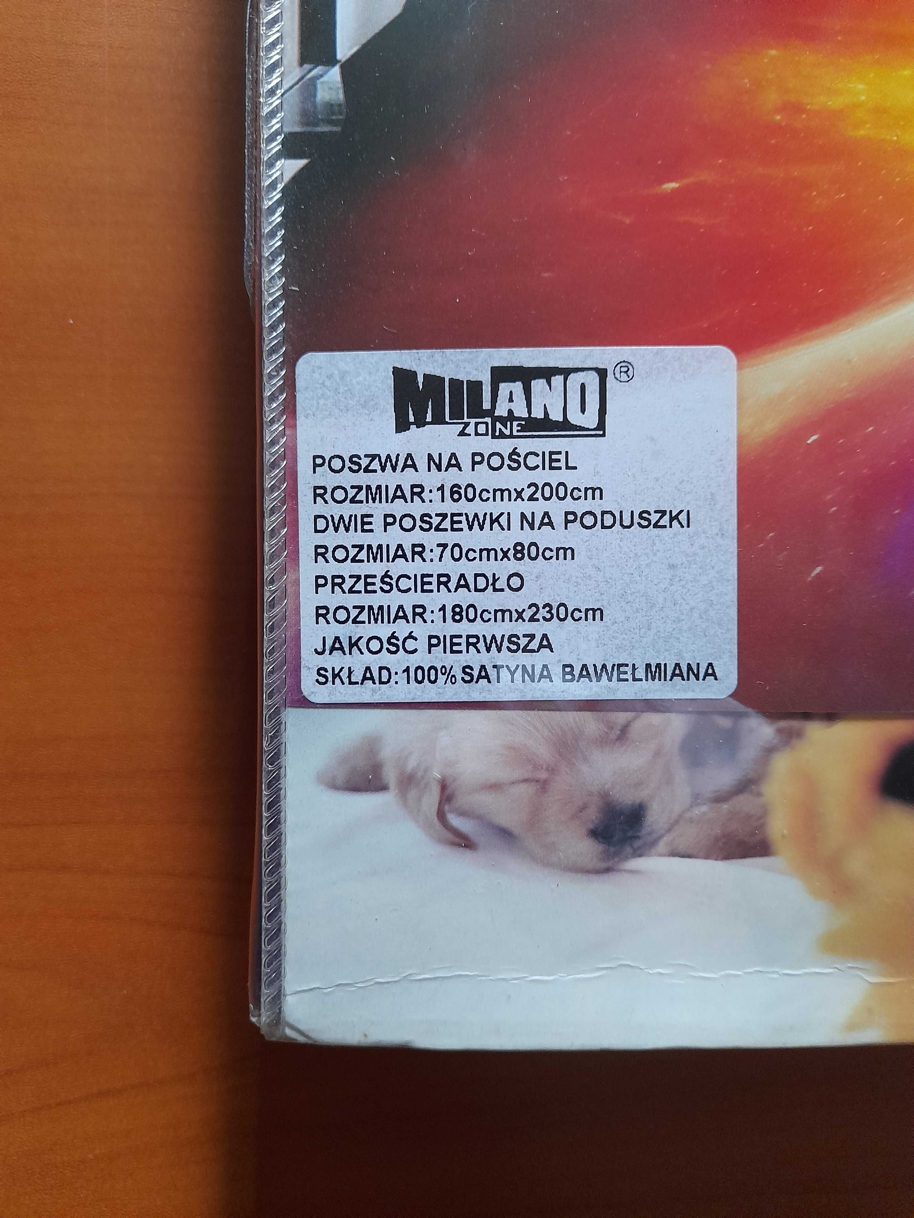 Komplet pościeli satyna bawełniana