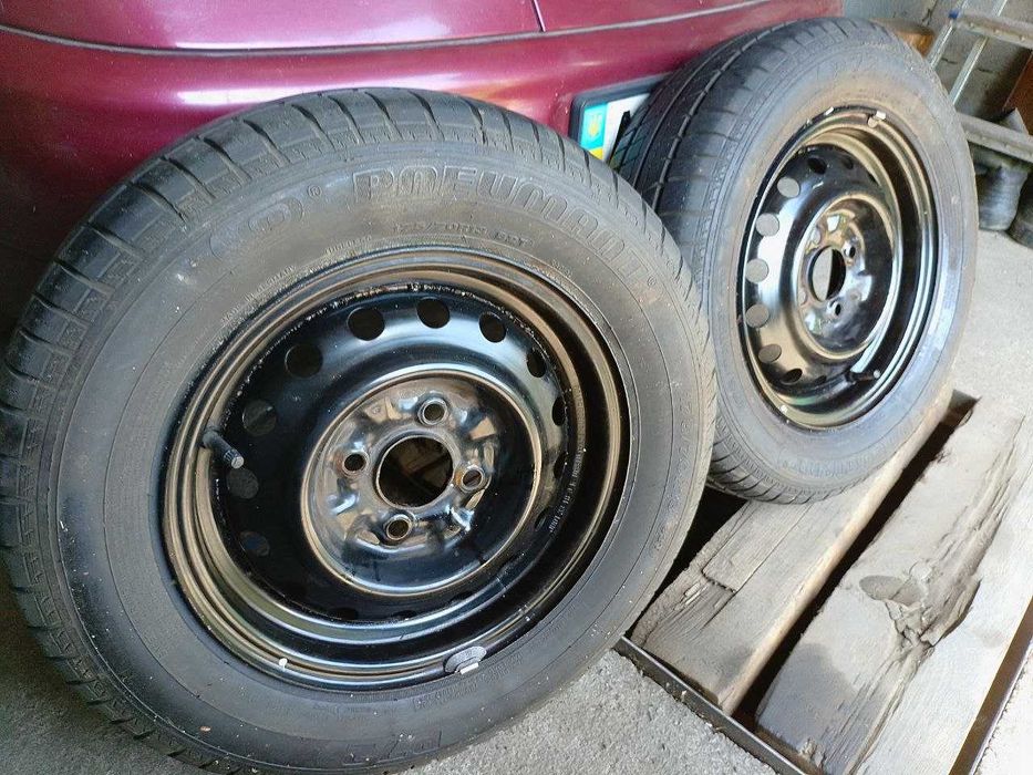 Диски Nissan 4x100. Шини Pneuman 175/70. R13 4-шт. Цена за 2 колеса