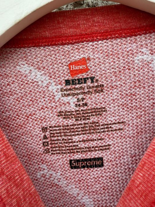 Supreme x Hanes Waffle Thermal Logo Longslevve/Crewneck FW20