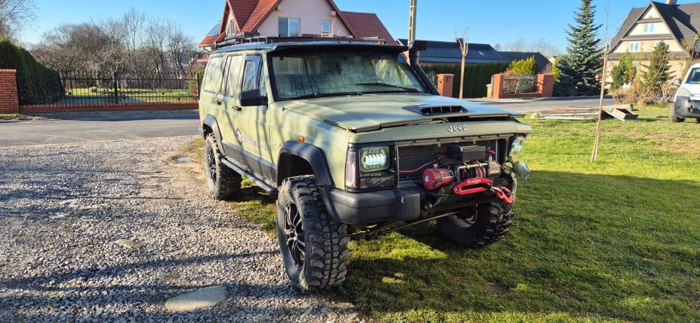 Jeep XJ 4x4 offroad _ lift zawieszenia _ manual _ SWAP na 1.9 TDI 130k