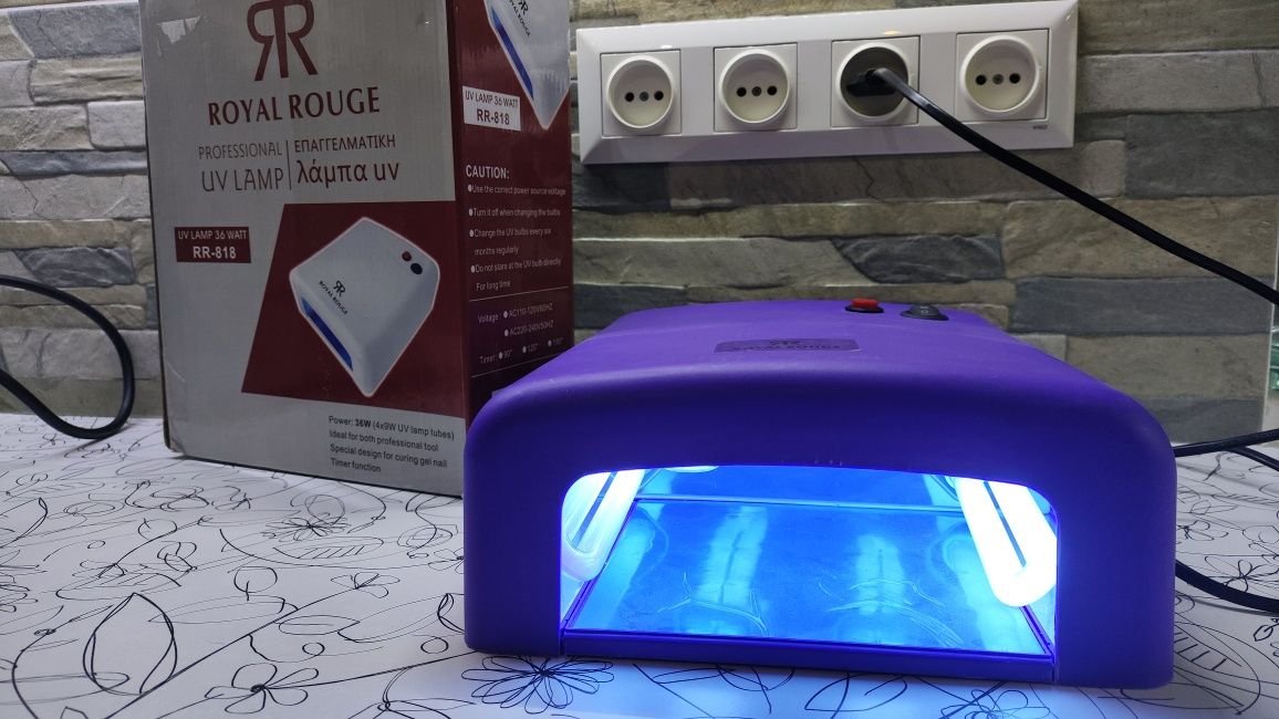 УФ лампа для манікюру для нігтів 36 watt UV Lamp RR-818