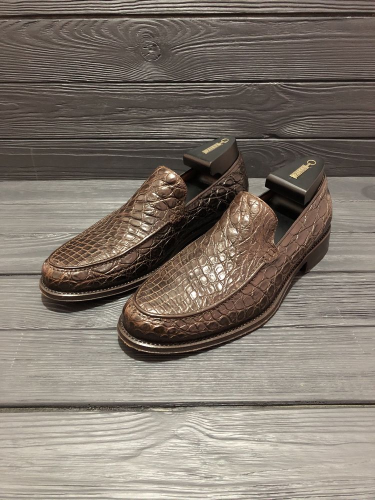 Лоферы Bally крокодил zilli kiton stefano ricci