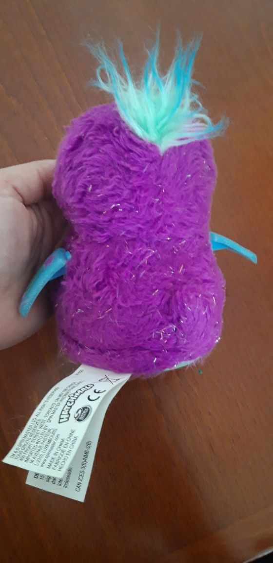 Duzy interaktywny brokatowy hatchimals