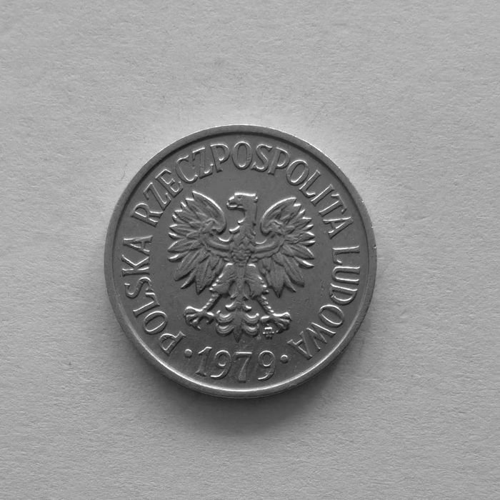 Moneta PRL 20 groszy 1979r.Al.Stan monety widoczny na zdjęciach.