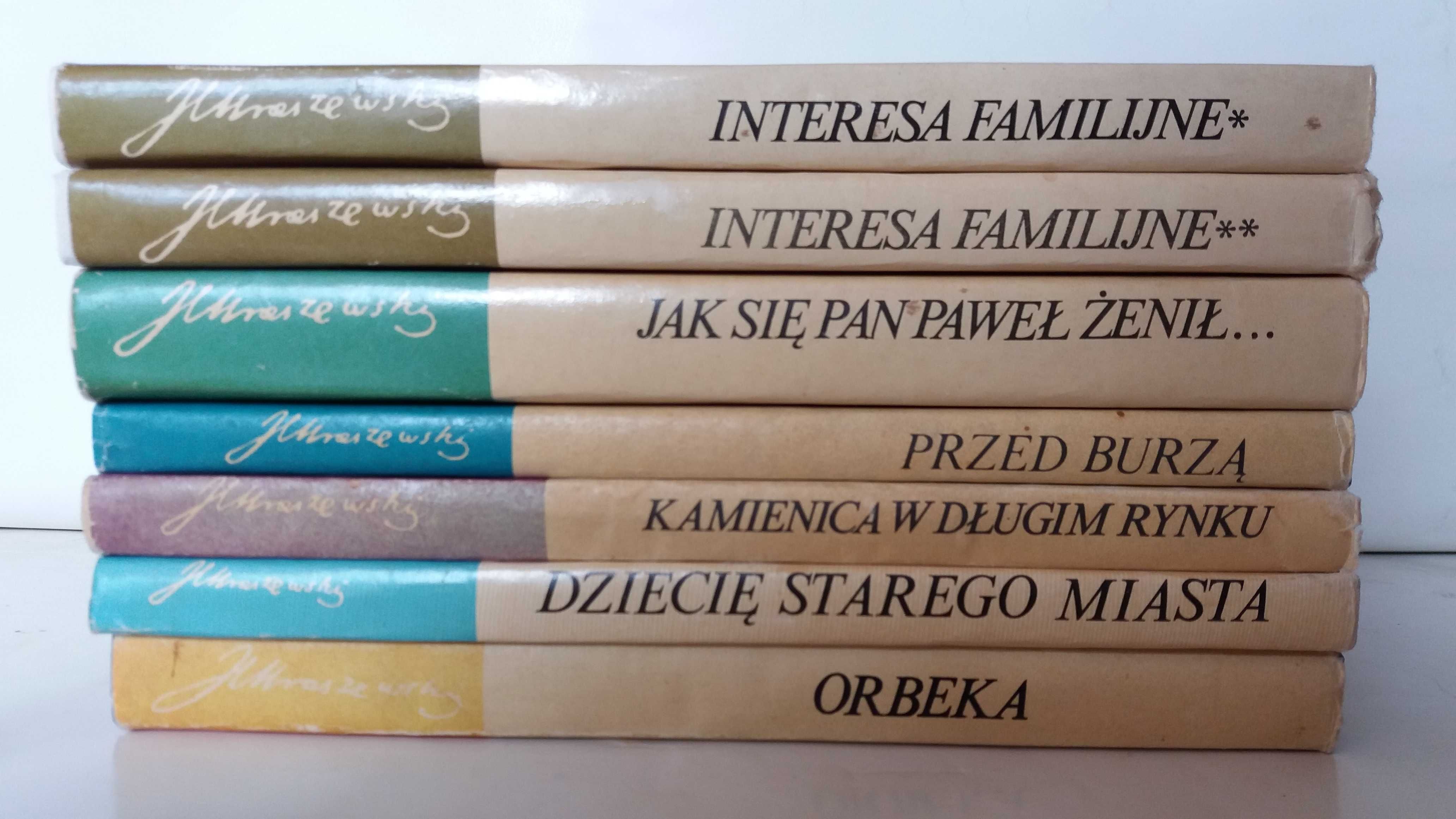 Józef Ignacy Kraszewski - Interesa familijne tom 1-2 oraz tom 3-4