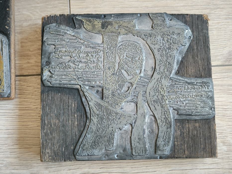 Trzy matryce do grafik Indie Tybet