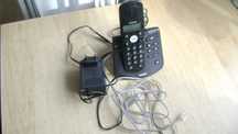 Starocie z PRL Telefon stacjonarny Philips CD145 nowe baterie ładowane