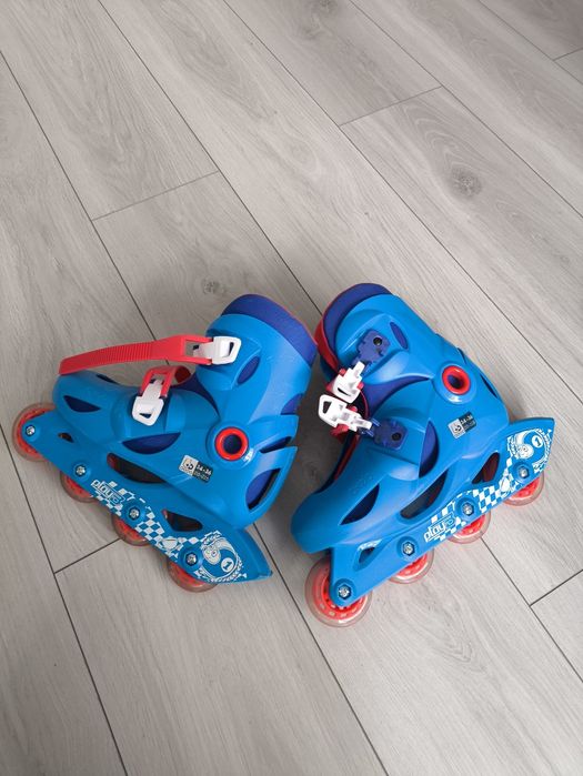 Rolki dziecięce Oxelo Play 3, rozm. 34-36 regulowane stan bdb