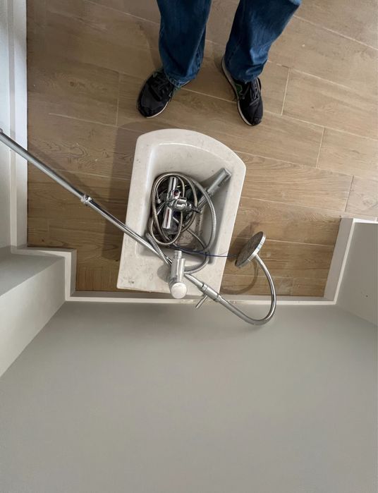 Conjunto Bide rocca hall c/ torneira c/ novo, misturadora Rocca, troca