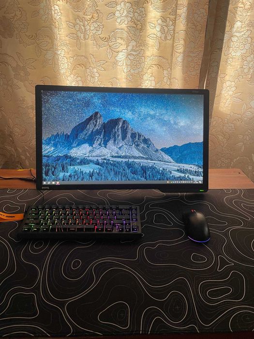 Продам ігровий пк, комп'ютер + монітор + девайси ryzen 5, rx 570 ssd