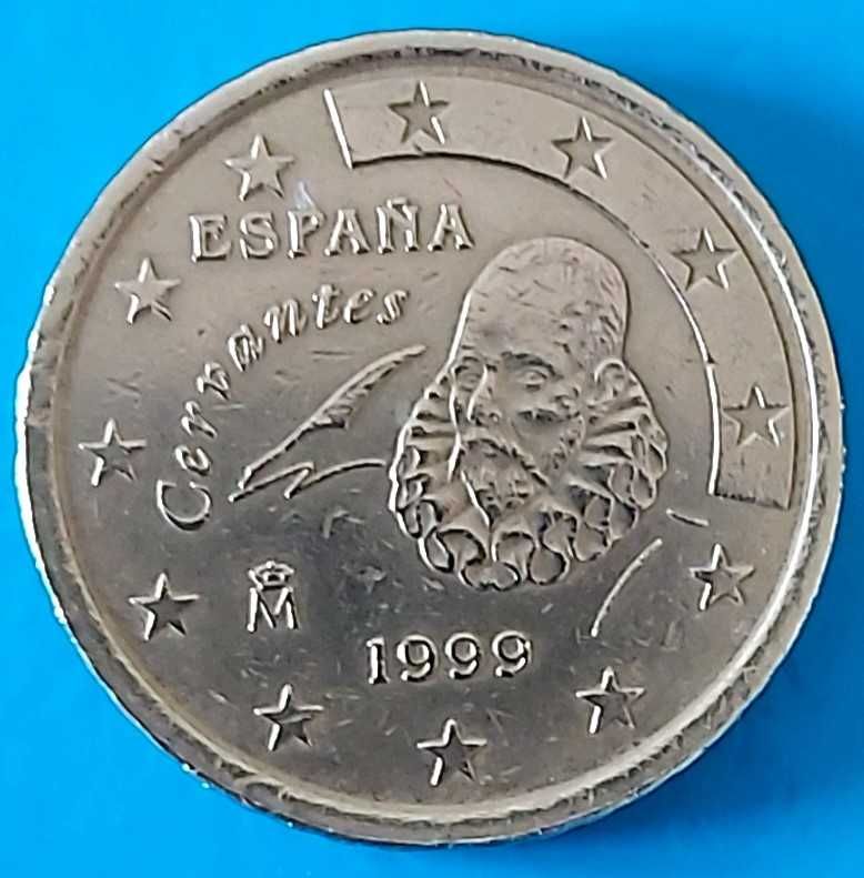 50 Cêntimos de 1999 de Espanha, Cervantes