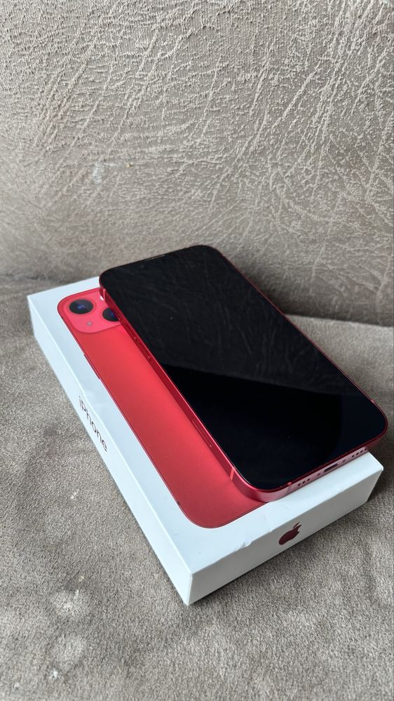 Iphone 13 product RED 128gb, stan wzorowy! + pudełko, etui