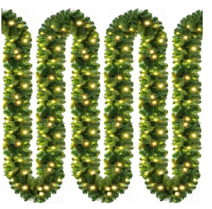 Girlanda Świąteczna  100 diod LED ciepłe białe