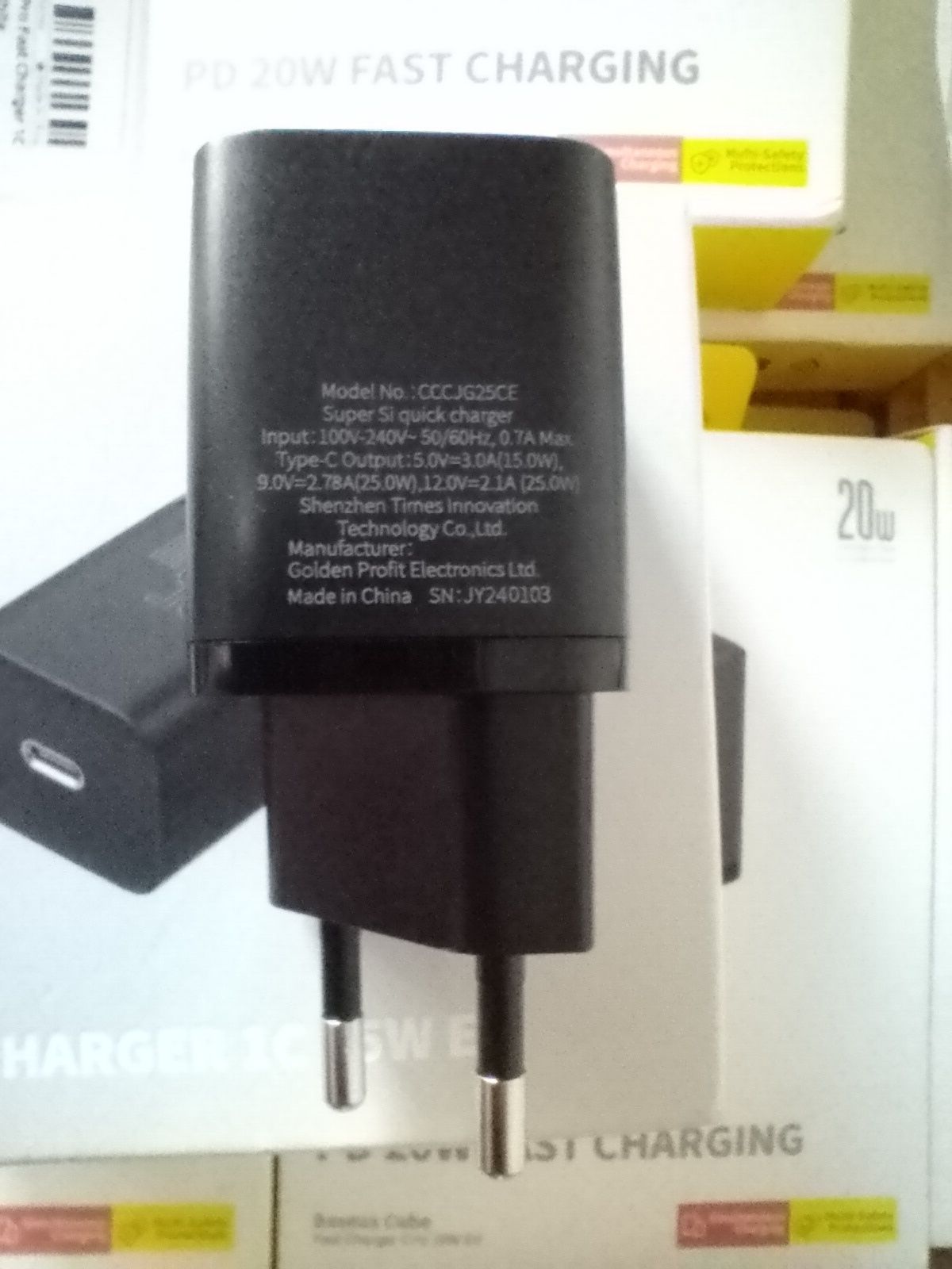Швидка зарядка Baseus 25w